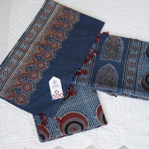 Ajrakh cotton suit sets - 3pcs