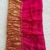 Plain Modal Silk Saree with Tissue Pallu