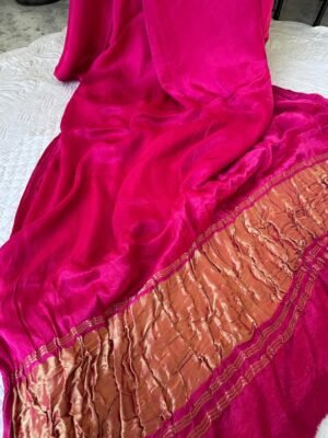 IMG-20241215-WA0072 Plain Modal Silk Saree with Tissue Pallu