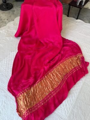 IMG-20241215-WA0074 Plain Modal Silk Saree with Tissue Pallu