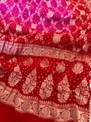 Pure Georgette Bandhani Dupatta