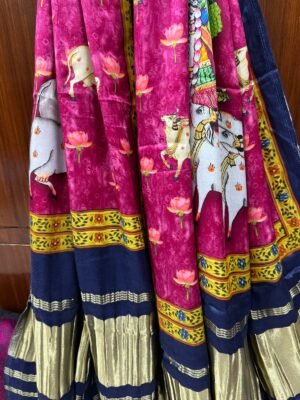 Modal silk pichawai Dupatta