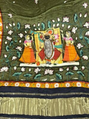 Modal silk pichawai Dupatta