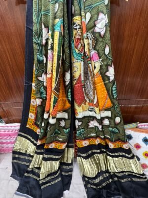 Modal silk pichawai Dupatta