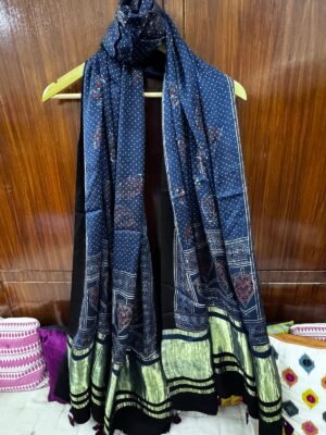 IMG-20241217-WA0084 Modal silk Ajrakh Dupatta
