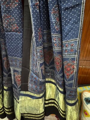 IMG-20241217-WA0085 Modal silk Ajrakh Dupatta
