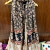 Kalamkari cotton silk Dupatta