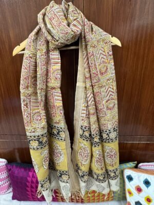IMG-20241217-WA0125 Kalamkari cotton silk Dupatta