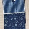 Handblock Printed A-Line Kurta