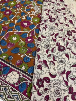 Kalamkari cotton saree