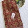 Kalamkari mul cotton saree with blouse