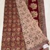 Kalamkari mul cotton saree with blouse