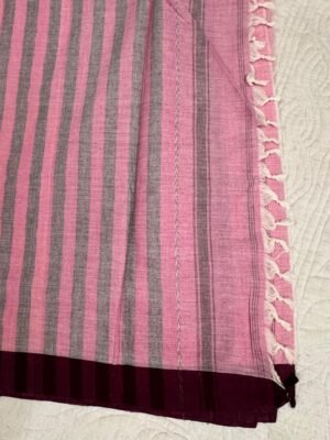 Handblock print mul cotton saree with blouse
