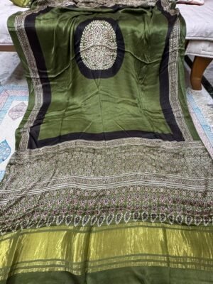 Ajrakh modal silk Dupatta