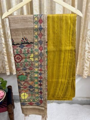 2-Piece Ghicha Silk Suit Set