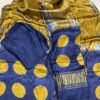 Clamp-Shibori tie and dye modal silk 3pcs suit set
