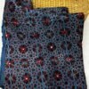 Mirror work and hand embroidery Mashru silk kurta fabric