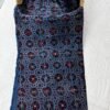 Mirror work and hand embroidery Mashru silk kurta fabric
