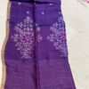 Handwoven Linen Jamdani Saree