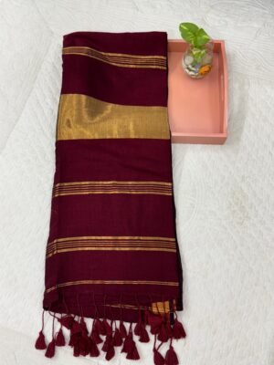 IMG-20250317-WA0031 Modal cotton plain saree with Kalamkari cotton silk blouse