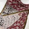 Kalamkari Cotton Silk Saree with Matching Blouse
