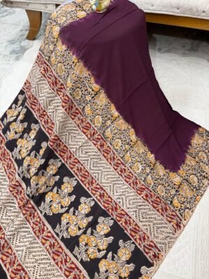 IMG-20250320-WA0042 Kalamkari Handblock Printed Cotton Silk Saree