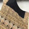 Kalamkari Handblock Printed Cotton Silk Saree