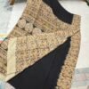 Kalamkari Handblock Printed Cotton Silk Saree