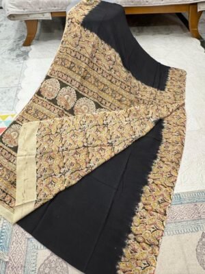 IMG-20250320-WA0053 Kalamkari Handblock Printed Cotton Silk Saree
