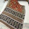 Kalamkari Cotton Silk Saree with Matching Blouse