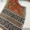 Kalamkari Cotton Silk Saree with Matching Blouse
