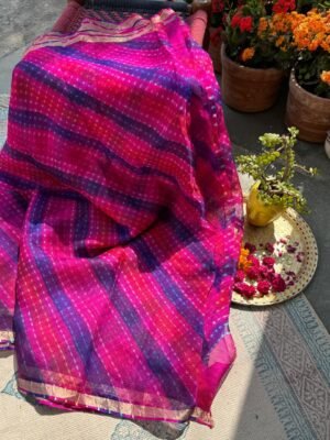 Kota Silk Laheriya Saree