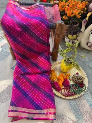 Kota Silk Laheriya Saree