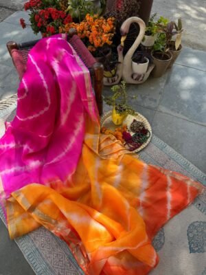 Kota Silk Laheriya Saree