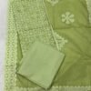 Pure Cotton Appliqué Cutwork Suit Set – 3-Piece