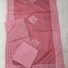 Pure Cotton Appliqué Cutwork Suit Set – 3-Piece