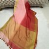 Cotton Linen  Saree with Zari Border