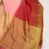 Cotton Linen  Saree with Zari Border