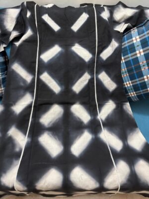 Elegant Mirror Work Cotton Kurta – Free Size | A-Line Loose Fit