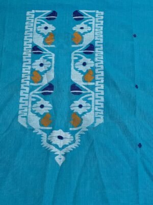 Handwoven Jamdani Mul Cotton Kurta Fabric