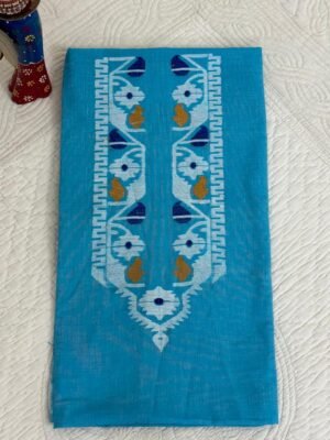 Handwoven Jamdani Mul Cotton Kurta Fabric