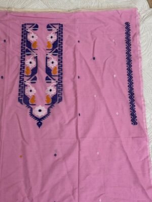 IMG-20250817-WA0019 Handwoven Jamdani Mul Cotton Kurta Fabric