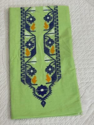 Handwoven Jamdani Mul Cotton Kurta Fabric