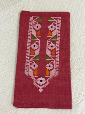 Handwoven Jamdani Mul Cotton Kurta Fabric