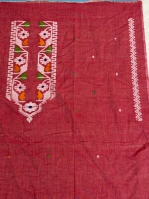 Handwoven Jamdani Mul Cotton Kurta Fabric