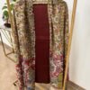 Chanderi Silk Suit Set with Dupatta and Bottom Fabric