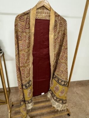 Chanderi Silk Fabric with Dupatta