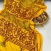 Kantha Work Hand-Embroidered Soft Silk Saree with Blouse