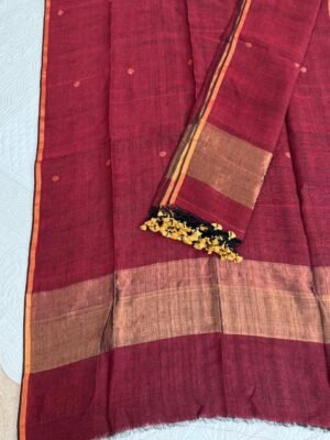 Linen Jamdani 2-Piece Suit Set (Top & Dupatta)