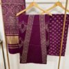 Ajrakh Modal Silk Suit Set – 3 Piece